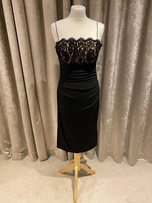 JS Boutique Black Cocktail Dress. Size 10. Worn Once.  - Image 1 of 4