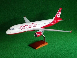Air Berlin Flugzeug Modell A320 Airbus D-ABDQ 76 x 70 x 37 cm Flugzeugmodell - Bild 1 von 12