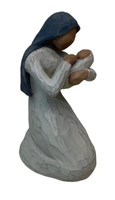 1999 Demdaco Susan Lordi Willow Tree Nativity Mary with Baby Jesus Figurine - Image 1 of 4
