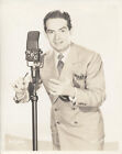 PORTRAIT OF BANDLEADER FRED WARING W/ NBC MICROPHONE - REPRINT