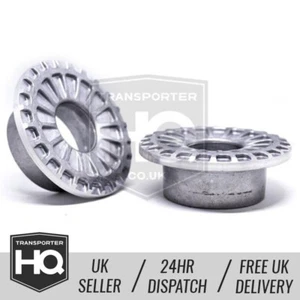 VW Transporter T5 / T6 Machined Genuine Top Mount Plates – Approx. 12mm Lowering - Picture 1 of 4
