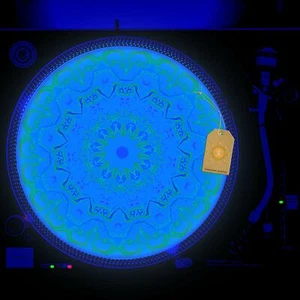 Touch Sunrise Turntable Slipmat GLOW BLACKLIGHT 12 inch - Picture 1 of 2