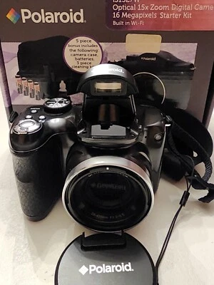 Polaroid iS1527W 15x Optical Zoom Digital Camera with Wi-Fi And Starter Kit - Image 1 of 4