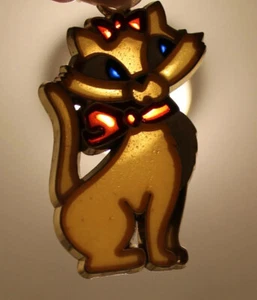 Stained Glass Cat Keychain, NEW By COLE - Picture 1 of 7
