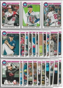 2023 Topps Heritage New Age Performers (25) Karte Kompletteinsatz Set Rookies - Bild 1 von 1