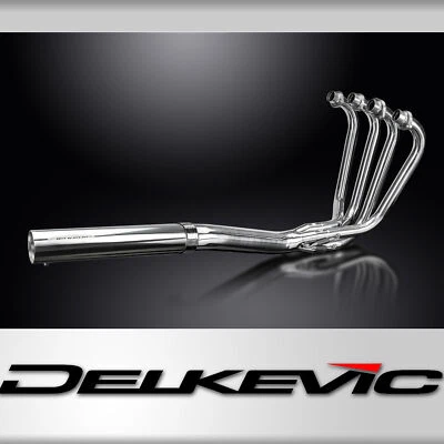 Silenciador recto de acero inoxidable sistema de escape completo Suzuki GS550 8V 1977-1981 4-1 Foto 1 de 4