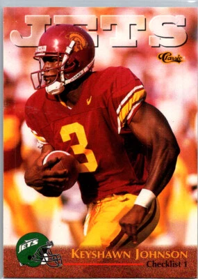 # 99 Keyshawn Johnson New York Jets 1996 Classic NFL Rookies - Image 1 of 2