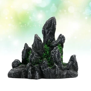 Aquarium Artificial Mountain Cave Ornament Aquarium Mountain View Stone Ornament - Picture 1 of 11