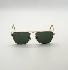 Occhiali da sole Bausch & Lomb Ray-Ban Caravan oro 52 vintage - Imagen 1 de 8