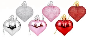 48 Pcs Valentine's Day Heart Shaped Ornaments | Valentines Heart Decorations - Picture 1 of 7
