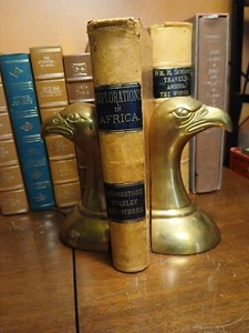 Explorations in Africa Dr David Livingstone 1872 1st Ed. Very Rare Leather VG - Picture 1 of 17