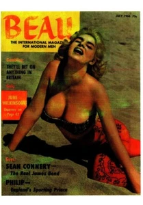 Tarjetas coleccionables Peep Show 1994 cubiertas de revistas para hombres años 50-60, Beau GGA BUSTY - Imagen 1 de 2