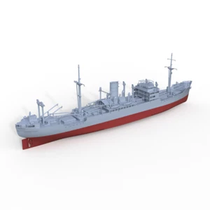 SSMODEL 1/700 Militär Modellbausatz German Goldenfels Cargo Ship Full Hull GAMES - Bild 1 von 3