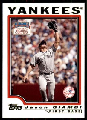 2004 Topps National Trading Card Day Jason Giambi New York Yankees #4 - Image 1 of 2