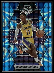 2022-23 Panini Mosaic Dennis Schroder Reactive Blue Los Angeles Lakers #23 - Picture 1 of 2