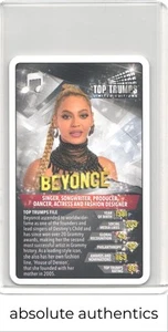 Top Trumps Celebrities Beyonce 2019 edición limitada - Imagen 1 de 2