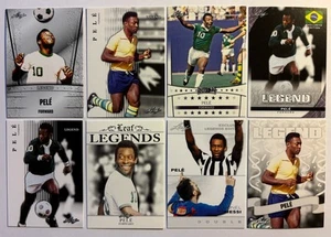 PELE' TEAM BRAZIL LEGENDS RARE LOT (8) 2022-2024 LEAF MINT SOCCER CARDS - Bild 1 von 10