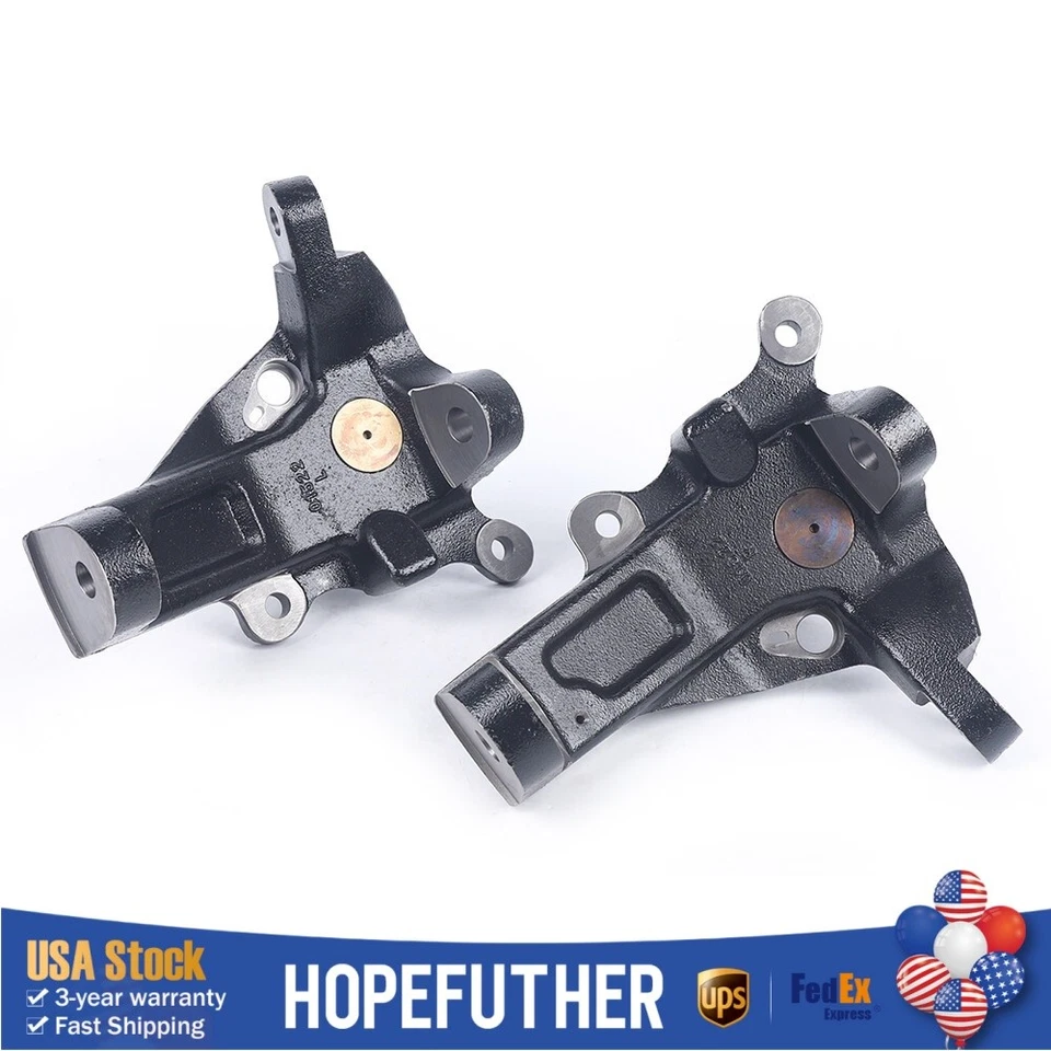 2x Front Lift Spindles Knuckle Fits Ford F150 2wd F 150 Pickup Truck 1997-2003 - Imagem 1 de 4