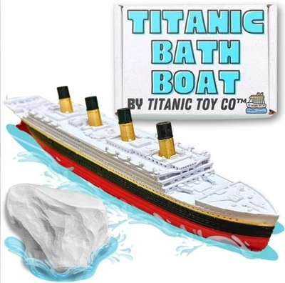 CHAD VALLEY Split In Half Titanic Badeboot und Poolspielzeug, Break In Half RMS Titanic Toys