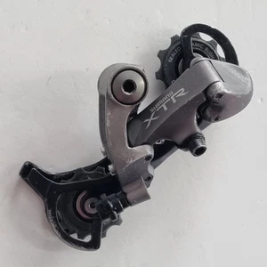 Shimano XTR RD-M950 Desviador Trasero Mech Gris Bicicleta Retro - Imagen 1 de 23