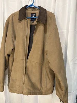 Vtg Roundtree & Yorke Corduroy Coat Jacket Lined  Sz Large Light Brown - Image 1 of 4