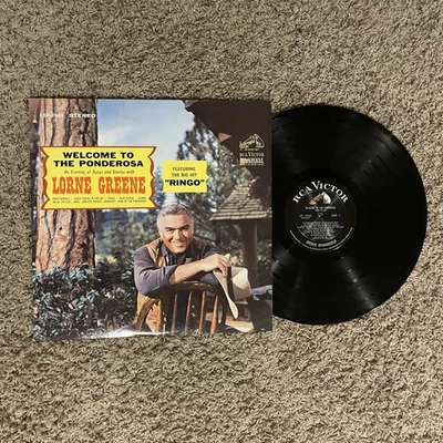 LORNE GREENE - WELCOME TO THE PONDEROSA, RCA VICTOR LSP 2843, STEREO LP, 1964 - Image 1 of 4