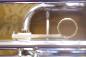 Yamaha YTR-2335F Silver Bb Herald Trumpet with Case and 11B4 Mouthpiece - Picture 1 of 6