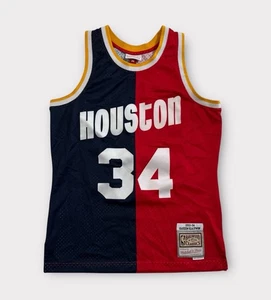Camiseta deportiva Mitchell & Ness Red Hakeem Olajuwon Houston Rockets Swingman para hombre M NBA - Imagen 1 de 10