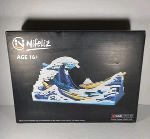 Nifeliz THE GREAT WAVE OFF KANAGAWA #3003 Blocchi Costruzioni Montaggio Costruzioni - Foto 1 di 10