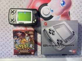 Bandai Wonderswan Skeleton Black AND Digimon Adventure Cathode Tamer Mint In Box