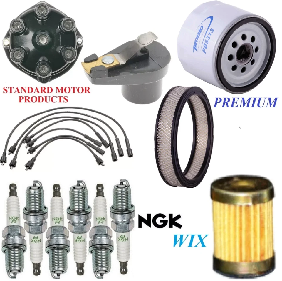 Kit de afinación filtros tapa cable bujía para OLDSMOBILE CUTLASS L6 4,1 L 1970-1971 Foto 1 de 1
