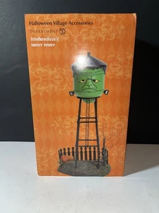 Dept 56 Halloween Torre dell'Acqua di Frankenstein 2021 Ritirato # 6007706 NUOVO - Foto 1 di 7