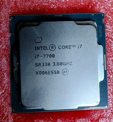 Intel Core I7 7700 Processor (3.60 GHz, 4 Cores,  SR338) + Fan & Heat Sink - Image 1 of 3