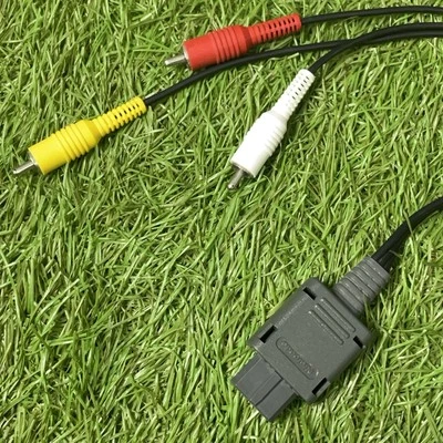 Clean! Tested! OEM Super Nintendo N64 GameCube SNES AV RCA Video Cable - Image 1 of 4