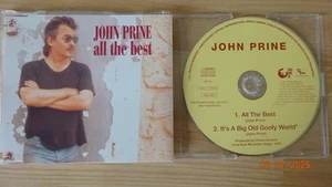 JOHN PRINE--ALL THE BEST-IT'S A BIG OLD GOOFY WORLD-2 TRACK-CD SINGLE-PROMO-V/G+ - Picture 1 of 1