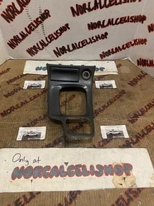 00-05 TOYOTA CELICA GT GTS SHIFTER CONSOLE TRIM BEZEL OEM DARK GRAY - Picture 1 of 8