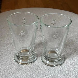 Set of 2 LA ROCHERE " BEE "Tumblers 5.5" Highball Glasses - Picture 1 of 5
