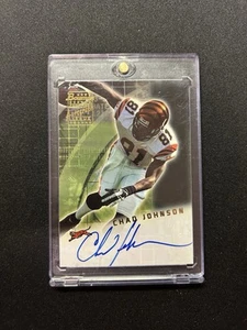 2001 Topps Bowman - Rookie Chad Johnson On Card Auto #BA-CJ (RC,AU) - Picture 1 of 5