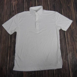 Collars & Co Poloshirt Herren Large weiß Anzugkragen 100% Polyester Freizeit - Bild 1 von 6