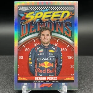 Sergio Perez SD-SP Speed Demons 2023 Topps Chrome F1 Card - Picture 1 of 2