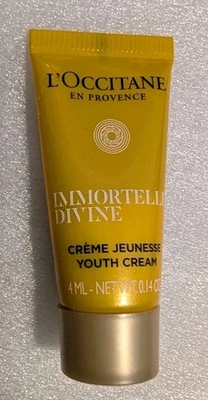 L'Occitane Immortelle Divine Youth Cream 4ml / 0.14oz Mini Size New Travel - Image 1 of 3