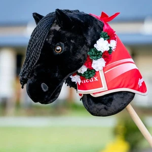 Hobby Horse Flower Sash Red - Bild 1 von 2