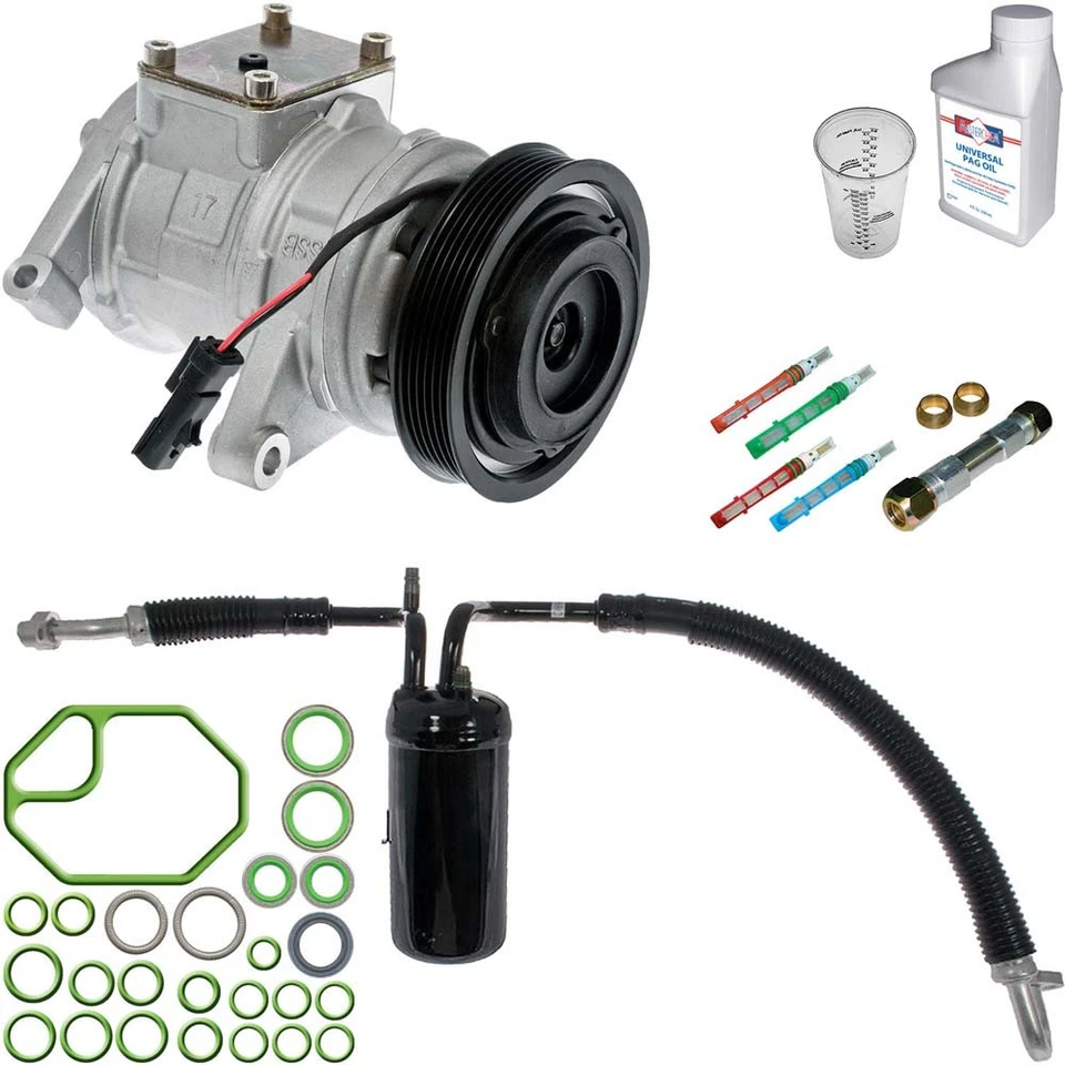 For Jeep Grand Cherokee 1999-2001 Omega AC Compressor w/ A/C Repair Kit GAP - Image 1 of 1
