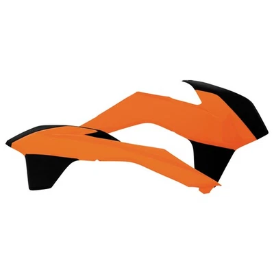 Acerbis Radiator Scoops Black/Orange For KTM 250 SX-F 2013-2015 — 第 1/3 张图片