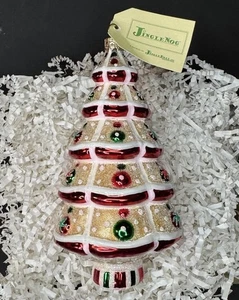 Adorno de vidrio jinglenog árbol de jengibre - Imagen 1 de 6