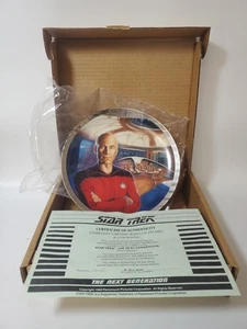 Star Trek Captain Jean-Luc Picard Hamilton Collectors Plate NEU MIT BOX - Bild 1 von 8