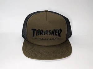 Vintage Thrasher Magazine Mocha Brown Trucker Hat SAMPLE Never Worn  - Picture 1 of 4