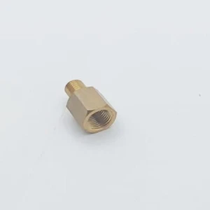 M8x1 maschio a 1/8"NPT femmina riduttore olio misuratore adattatore spina pozzetto ottone - Foto 1 di 3