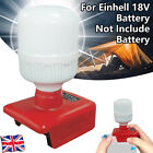 Dimmable LED Work Light Camping Lamp E27 Bulb for Einhell Power X-Change 18V New