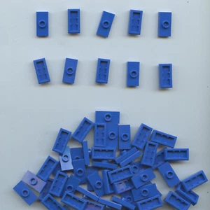 LEGO x 60 Placa Azul, Modificado 1 x 2 con 1 Perno con Soporte de Perno Inferior Jumper - Imagen 1 de 1
